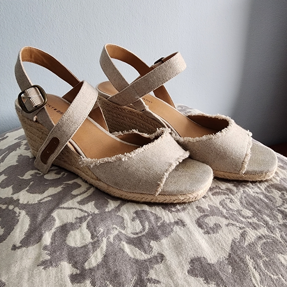 Lucky Brand Women's Mindra Wedges 9.5